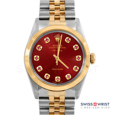 Rolex Air King 34mm | 5500-TT-RED-RBY-AM-SMT-JBL