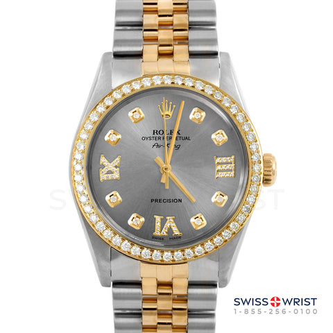 Rolex Air King 34mm | 5500-TT-SLT-8DR369-BDS-JBL