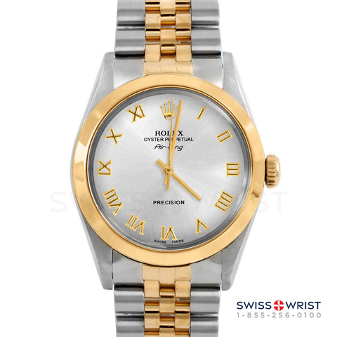 Rolex Air King 34mm | 5500-TT-SLV-ROM-SMT-JBL
