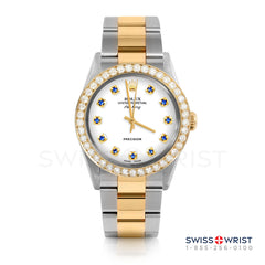 Rolex Air King 34mm | 5500-TT-WHT-SPH-AM-2CT-OYS