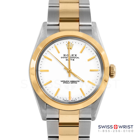 Rolex Air King 34mm | 5500-TT-WHT-STK-SMT-OYS
