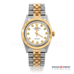 Rolex Air King 34mm | 5500-TT-WHT-STRD-SMT-JBL