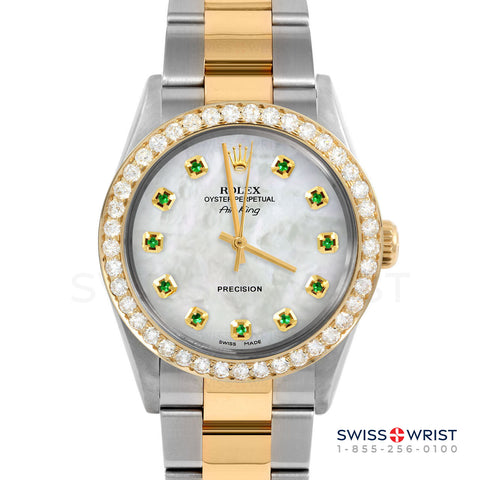 Rolex Air King 34mm | 5500-TT-WMOP-EMD-AM-2CT-OYS