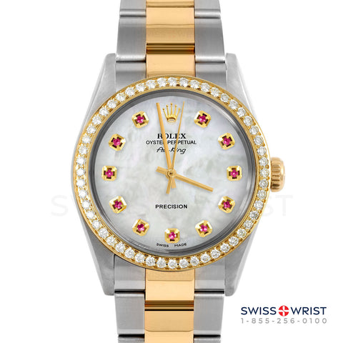 Rolex Air King 34mm | 5500-TT-WMOP-RBY-AM-BDS-OYS