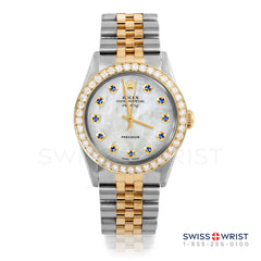Rolex Air King 34mm | 5500-TT-WMOP-SPH-AM-2CT-JBL