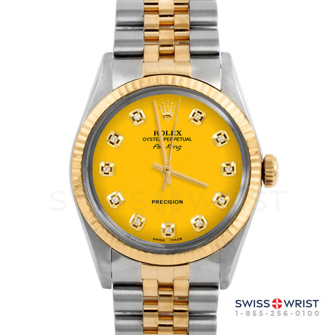 Rolex Air King 34mm | 5500-TT-YLW-DIA-AM-FLT-JBL