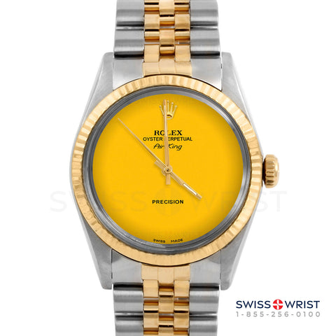 Rolex Air King 34mm | 5500-TT-YLW-NOHM-FLT-JBL