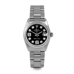 Rolex Datejust 31mm | 6827-SS-BLK-8DA69-FLT-OYS