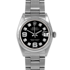 Rolex Datejust 31mm | 6827-SS-BLK-8DA69-FLT-OYS