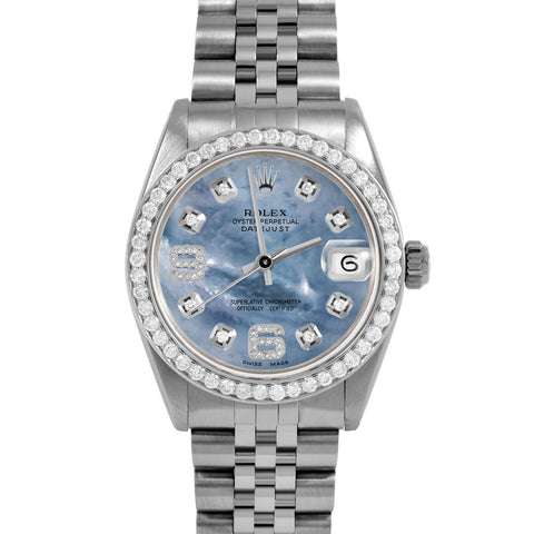 Rolex Datejust 31mm | 6827-SS-BLMOP-8DA69-BDS-JBL