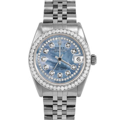 Rolex Datejust 31mm | 6827-SS-BLMOP-STRD-BDS-JBL