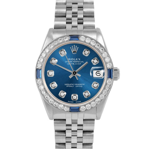 Rolex Datejust 31mm | 6827-SS-BLU-DIA-AM-4SPH-JBL