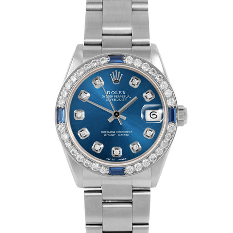 Rolex Datejust 31mm | 6827-SS-BLU-DIA-AM-4SPH-OYS