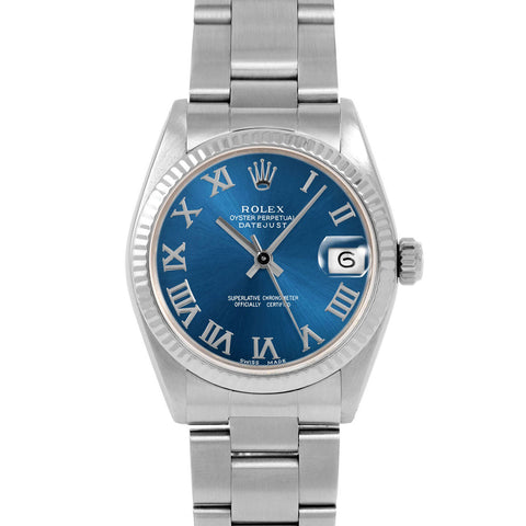 Rolex Datejust 31mm | 6827-SS-BLU-ROM-FLT-OYS