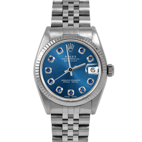 Rolex Datejust 31mm | 6827-SS-BLU-SPH-AM-FLT-JBL