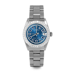 Rolex Datejust 31mm | 6827-SS-BLU-STRS-2CT-OYS
