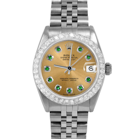 Rolex Datejust 31mm | 6827-SS-CHM-EMD-AM-2CT-JBL