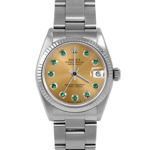 Rolex Datejust 31mm | 6827-SS-CHM-EMD-AM-FLT-OYS