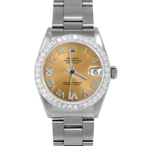 Rolex Datejust 31mm | 6827-SS-CHM-RDR69-2CT-OYS