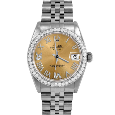 Rolex Datejust 31mm | 6827-SS-CHM-RDR69-BDS-JBL