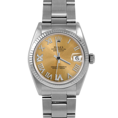 Rolex Datejust 31mm | 6827-SS-CHM-RDR69-FLT-OYS