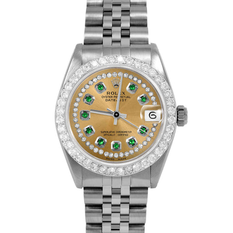 Rolex Datejust 31mm | 6827-SS-CHM-STRE-2CT-JBL