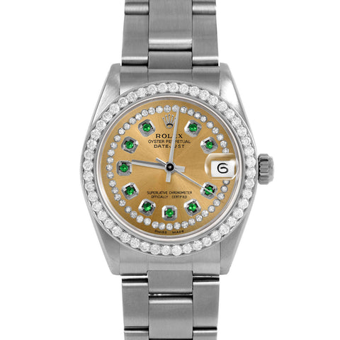 Rolex Datejust 31mm | 6827-SS-CHM-STRE-BDS-OYS