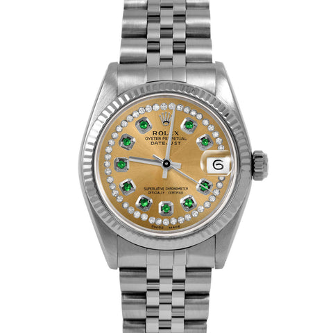 Rolex Datejust 31mm | 6827-SS-CHM-STRE-FLT-JBL