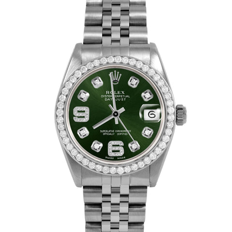 Rolex Datejust 31mm | 6827-SS-GRN-8DA69-BDS-JBL