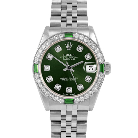 Rolex Datejust 31mm | 6827-SS-GRN-DIA-AM-4EMD-JBL