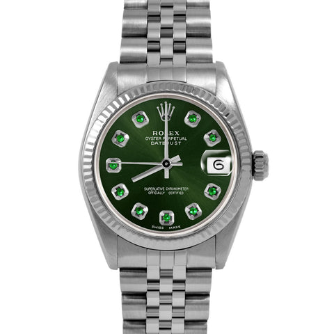 Rolex Datejust 31mm | 6827-SS-GRN-EMD-AM-FLT-JBL