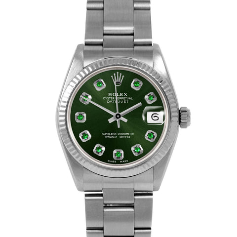 Rolex Datejust 31mm | 6827-SS-GRN-EMD-AM-FLT-OYS