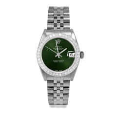 Rolex Datejust 31mm | 6827-SS-GRN-NOHM-2CT-JBL