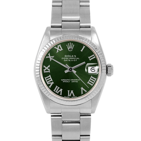 Rolex Datejust 31mm | 6827-SS-GRN-ROM-FLT-OYS