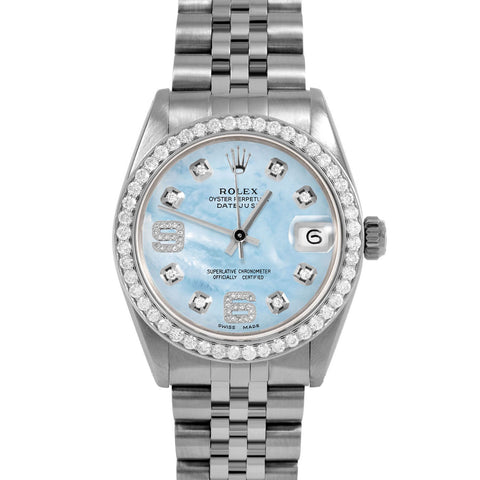 Rolex Datejust 31mm | 6827-SS-LBMOP-8DA69-BDS-JBL