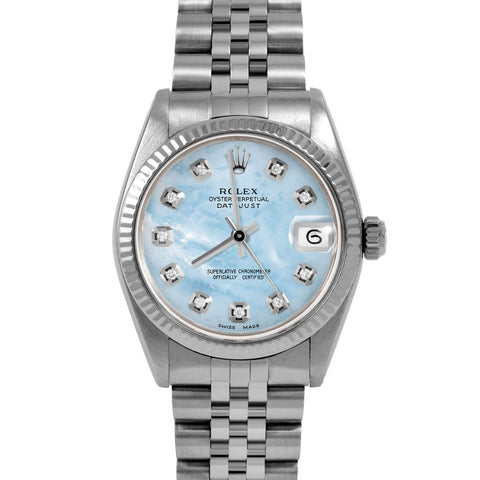 Rolex Datejust 31mm | 6827-SS-LBMOP-DIA-AM-FLT-JBL