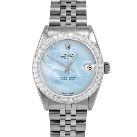 Rolex Datejust 31mm | 6827-SS-LBMOP-NOHM-2CT-JBL