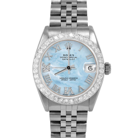 Rolex Datejust 31mm | 6827-SS-LBMOP-RDR69-2CT-JBL