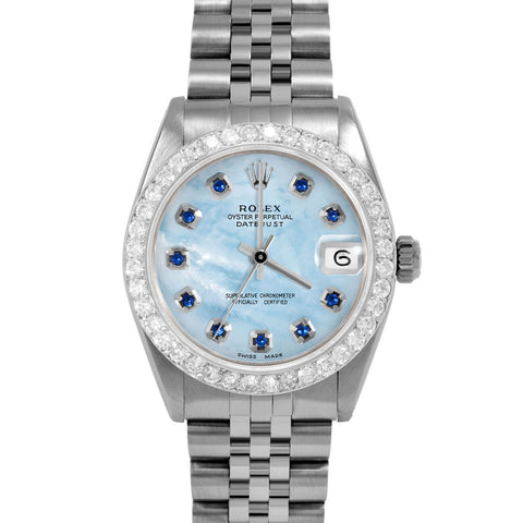 Rolex Datejust 31mm | 6827-SS-LBMOP-SPH-AM-2CT-JBL