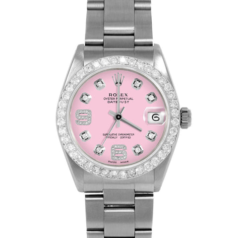 Rolex Datejust 31mm | 6827-SS-PNK-8DA69-2CT-OYS