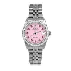 Rolex Datejust 31mm | 6827-SS-PNK-RBY-AM-BDS-JBL