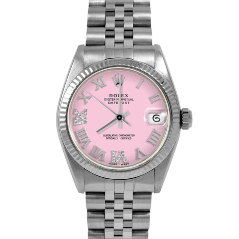 Rolex Datejust 31mm | 6827-SS-PNK-RDR69-FLT-JBL