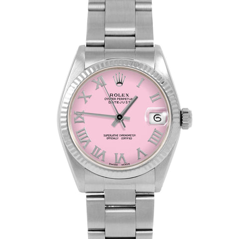 Rolex Datejust 31mm | 6827-SS-PNK-ROM-FLT-OYS
