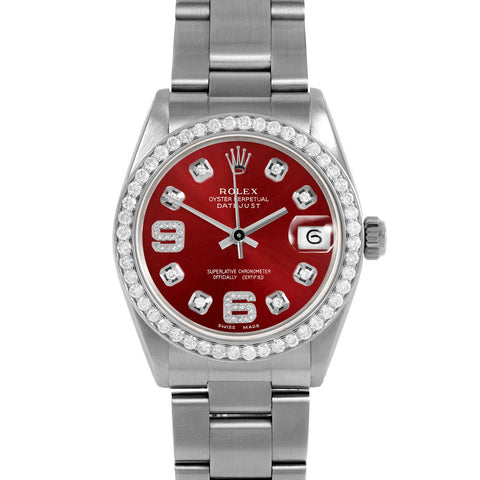 Rolex Datejust 31mm | 6827-SS-RED-8DA69-BDS-OYS