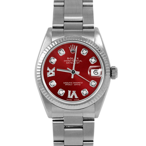 Rolex Datejust 31mm | 6827-SS-RED-8DR69-FLT-OYS