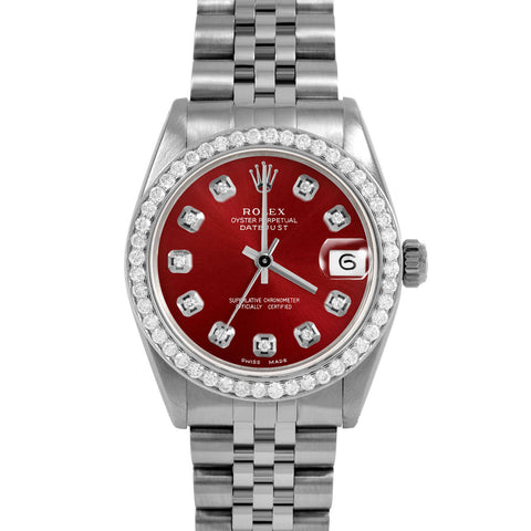 Rolex Datejust 31mm | 6827-SS-RED-DIA-AM-BDS-JBL