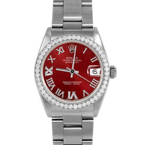 Rolex Datejust 31mm | 6827-SS-RED-RDR69-BDS-OYS