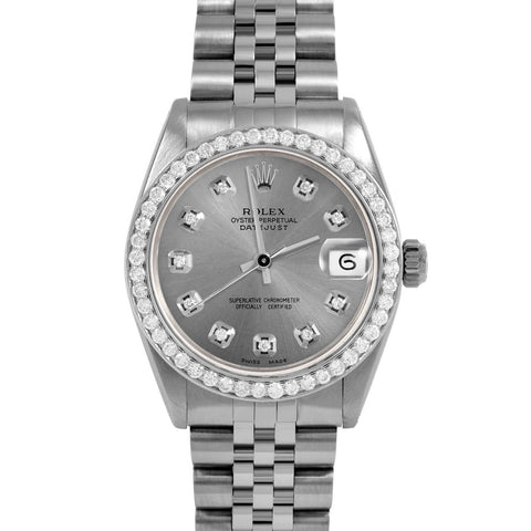 Rolex Datejust 31mm | 6827-SS-SLT-DIA-AM-BDS-JBL