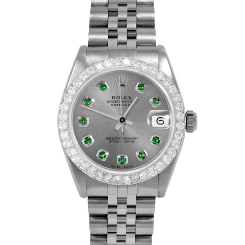 Rolex Datejust 31mm | 6827-SS-SLT-EMD-AM-2CT-JBL