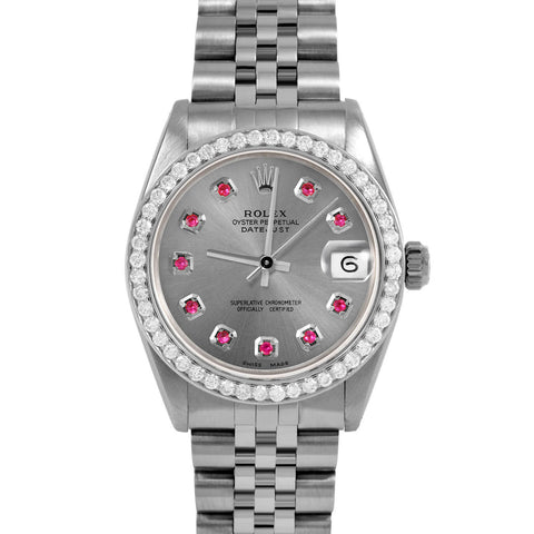 Rolex Datejust 31mm | 6827-SS-SLT-RBY-AM-BDS-JBL